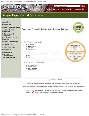 how hard is the olcc test|olcc approval time.